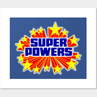 Super Powers Logo Posters and Art